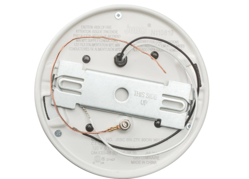 Juno Contractor Select JSBC 5 in. White LED Flush Mount Downlight JSBC 5IN 30K 90CRI WH M6