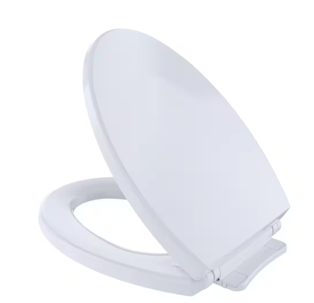 TOTO- SoftClose Elongated Closed Front Toilet Seat in Cotton White
