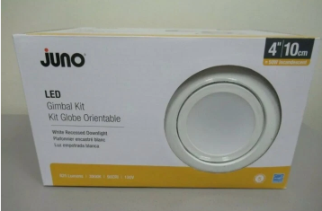JUNO- LED Baffle Kit- White Round Downlight
