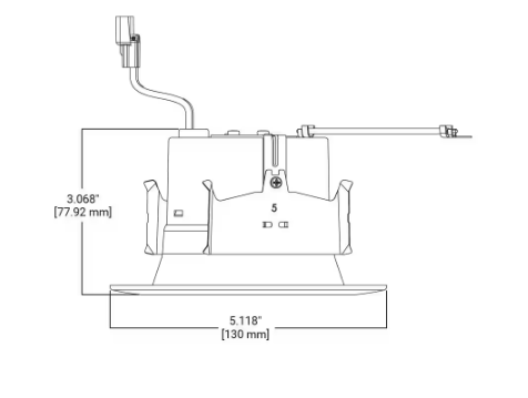HALO RL 4 in. White Integrated LED Recessed Ceiling Light Retrofit Trim at 3000K Soft White, Deep Baffle for Low Glare RLD4069301EWHR