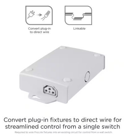 ULTRA PROGRADE ProLink Direct Wire Under Cabinet Light Converter Box 55229-T1