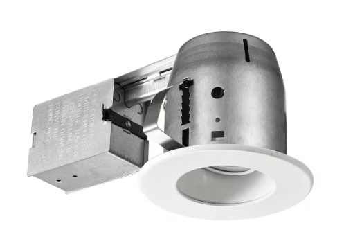 Commercial Electric- Slimline Integrated LED 4 in Round Canless Recessed Light for Kitchen Bathroom Livingroom, White Soft White