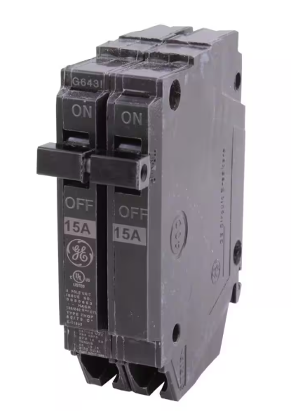 Q-Line 15 Amp 1 in. 2 Pole Circuit Breaker (THQP215)