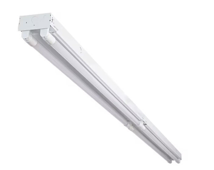 EnviroLite 96 in. 7200 Lumen T8 LED Tube Non-Dimming White Strip Light 5000K, 4-Tubes Included ST704T1850-K