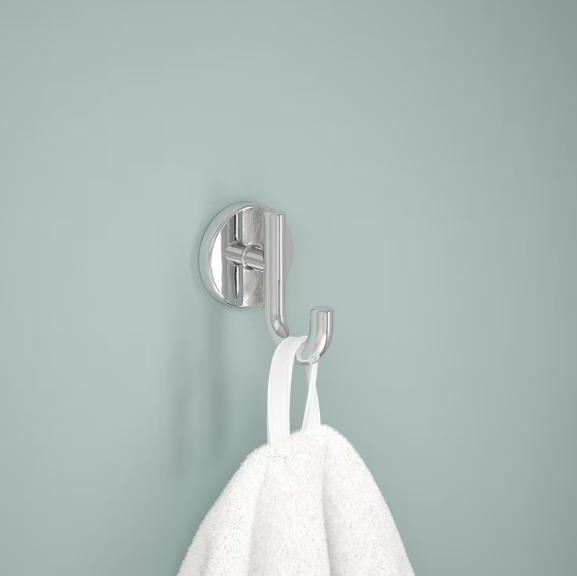 Delta- Trinsic Single Towel Hook Bath Hardware Accessory in Polished Chrome
