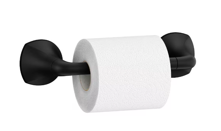 Pfister Ladera Toilet Paper Holder in Matte Black BPH-LR0B