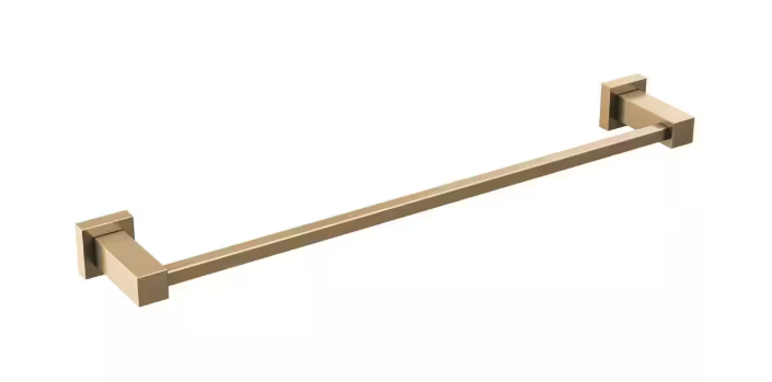 Delta Velum Gold 18 in. Wall Mounted Single Towel Bar in Champagne Bronze IAO20818-CZ