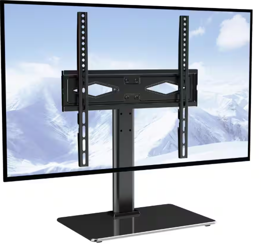 SKYSHALO TV Stand Mount, Swivel Universal TV Stand for 32 in. to 55 in. TVs, Height Adjustable Portable Floor TV Stand LDDSZJGDZXG55I5UNV0-0103