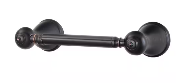 Pfister Marielle Wall Mount Double Post Toilet Paper Holder in Tuscan Bronze BPH-MB1Y