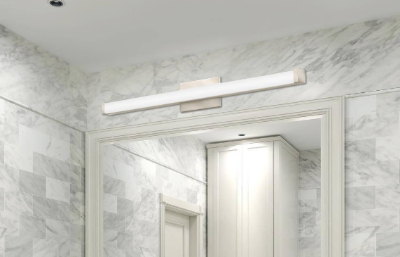 Lithonia Lighting 27-Watt 36 in. 1 Light Brushed Nickel LED Vanity Light Bar Switchable Light Color FMVCSLS 36IN MVOLT 30K35K40K 90CRI BN M4