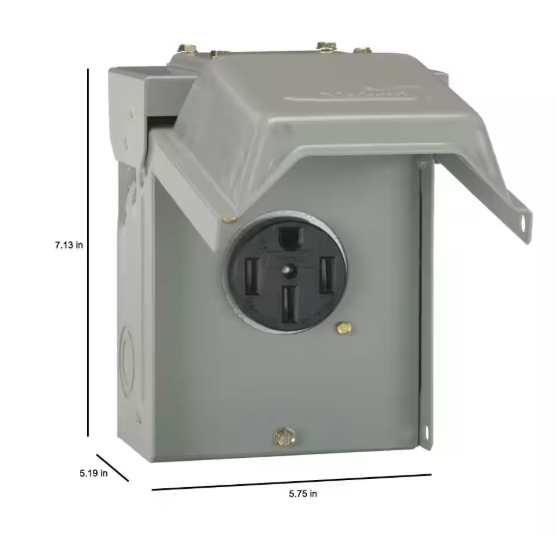 Midwest Electric Products 50 Amp Temporary RV Power Outlet