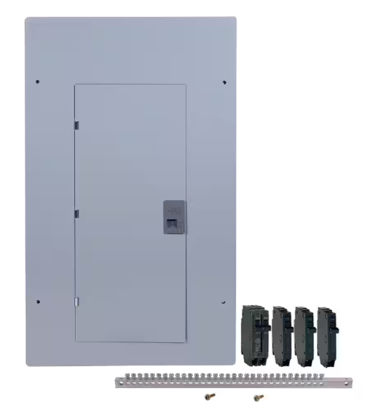 GE- 200 Amp 20-Space 40-Circuit Main Lug Indoor Load Center Contractor Kit