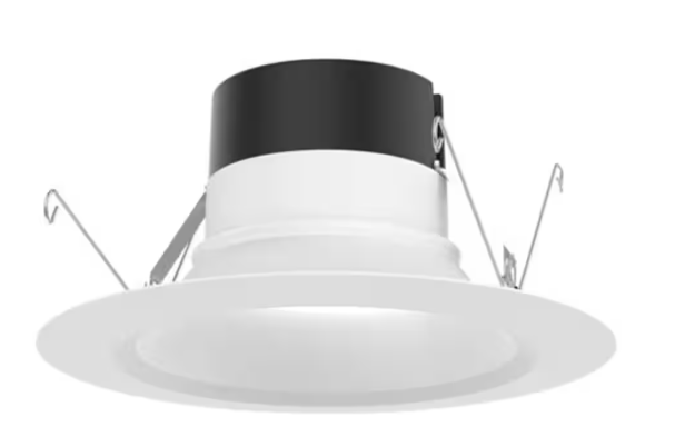 Juno Contractor Select 6 in. Selectable CCT Integrated LED White Smooth Recessed Light Trim (6-Pack) 65SEMW HL SWW5 90CRI CP6 M2