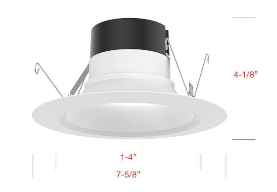 Juno Contractor Select 6 in. Selectable CCT Integrated LED White Smooth Recessed Light Trim (6-Pack) 65SEMW HL SWW5 90CRI CP6 M2