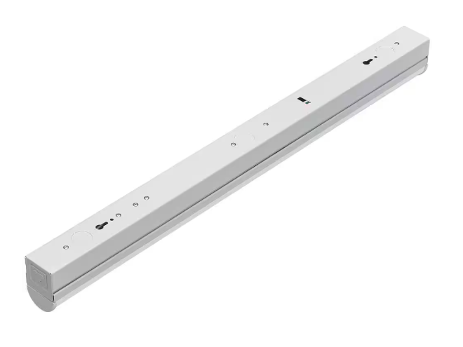 Commercial Electric 2 ft. Garage LED Linkable Strip Light Fixture Plug-in Hardwire 900 Lumens 10-Watt 4000K Bright White 5 ft. Power Cord