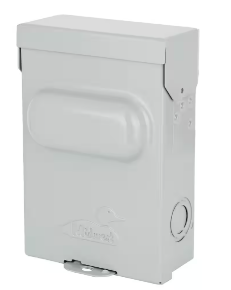 Midwest Electric Products 60 Amp 240-Volt Non-Fuse Metallic AC Disconnect (U065PP) U065PP