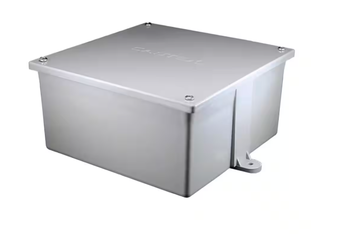 Cantex 4 in. X 4 in. X 4 in. PVC Junction Box Conduit Fitting for Cantex PVC Conduits R5133709