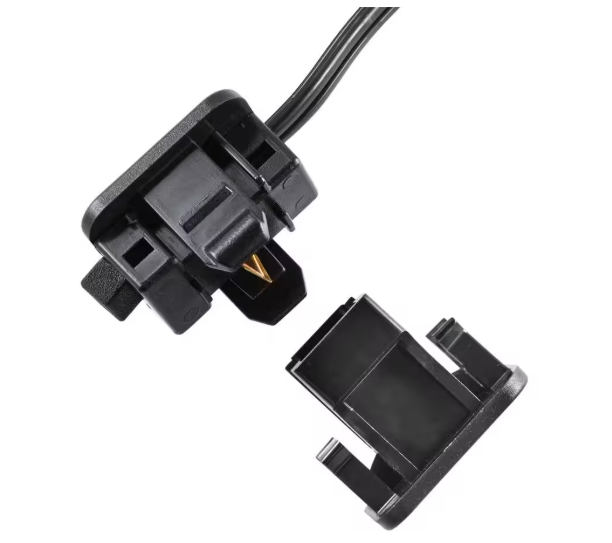 Hampton Bay 480 Lumen Low Voltage Black Integrated LED Outdoor Spotlight with 2 Adjustable Spotlights on a 28-42 in. Pole (1-Pack) LVP2S1-06W3C-05