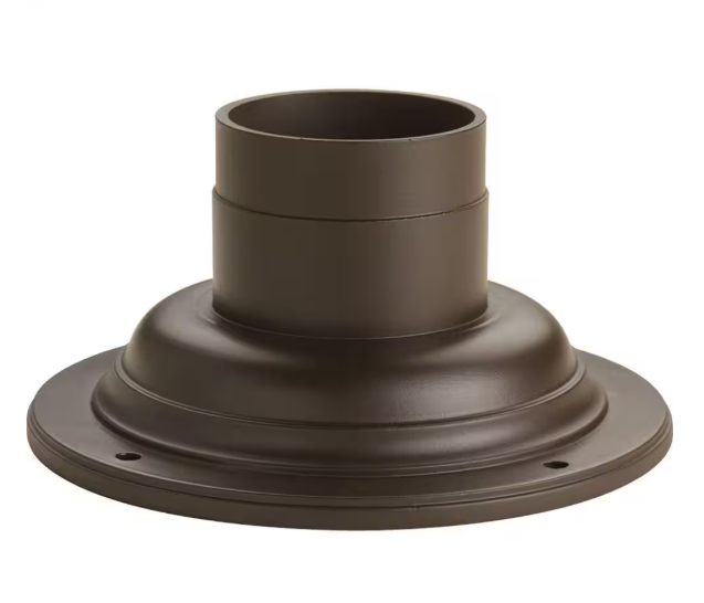 Progress Lighting Antique Bronze Pedestal Mount For Outdoor Post Lights P8726-20