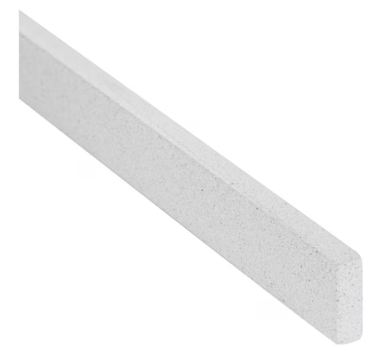 Glacier Bay 37 in. W Cultured Marble Vanity Backsplash in White BSCP37-WH