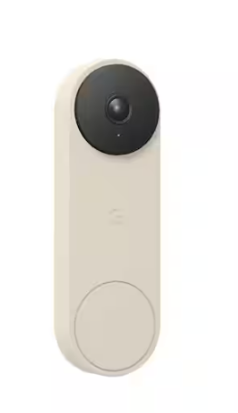 Google Nest Doorbell (Wired, 2nd Gen) - Linen GA03695-US