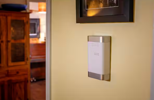 Defiant Wireless Battery Operated Doorbell Kit with Wireless Push Button, White and Nickel