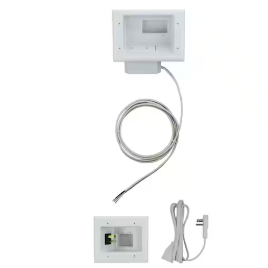 Commercial Electric Flat Panel TV Cable Organizer Kit