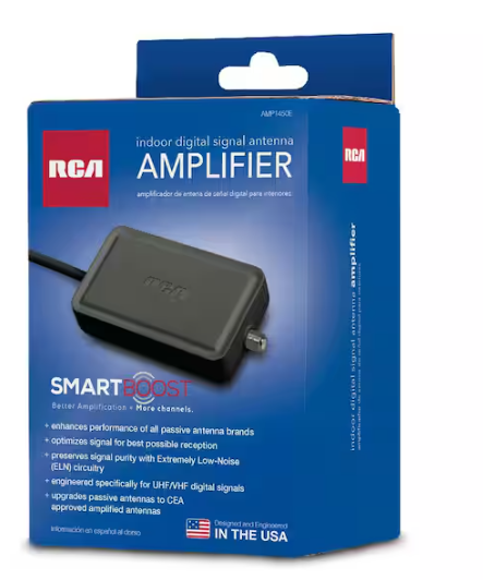 RCA Universal Digital Amplifier for Indoor Antenna
