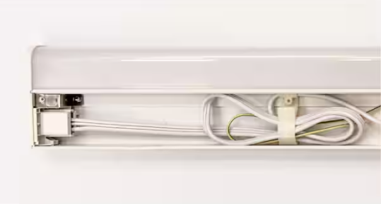 Commercial Electric Direct Wire Aluminum 24 in. LED White CCT Changing Under Cabinet Light