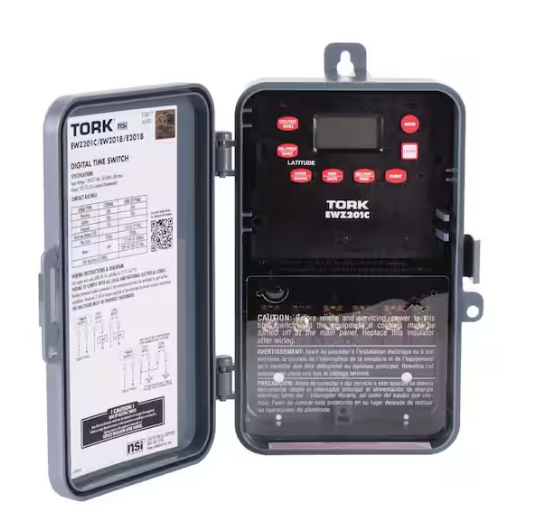 TORK 30 Amp 120-277 Volt Astronomic Indoor/Outdoor Time Switch