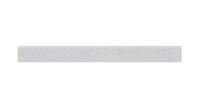 Glacier Bay 25 in. Cultured Marble Vanity Backsplash in Colorpoint White