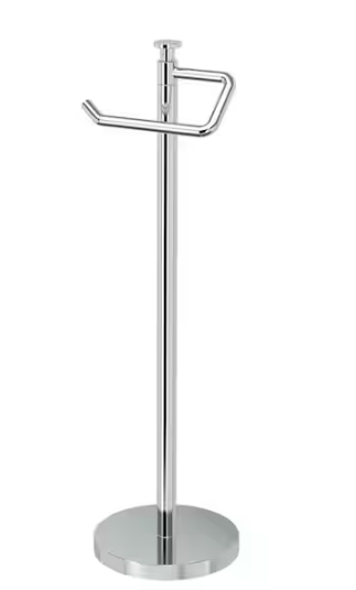 Gatco Freestanding Toilet Paper Holder in Polished Chrome