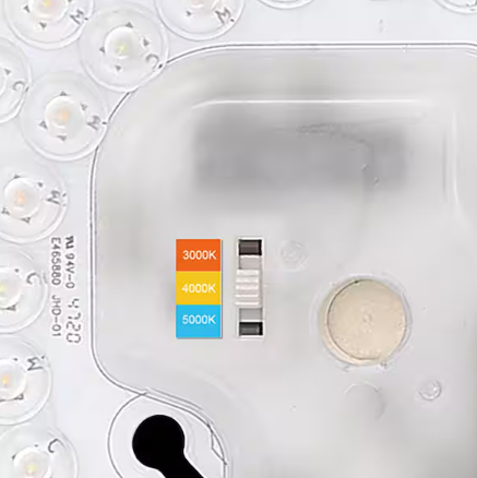 Commercial Electric DC Series 16 in. Contemporary Low-Profile Brushed Nickel Selectable Dimmable LED Flush Mount with for Kitchens