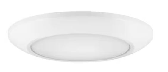 Commercial Electric 1-Pack 4 in. LED Surface Mount Downlight Flush Mount Disk Light Fixture, 800 Lumens, Selectable CCT 2700K-5000K