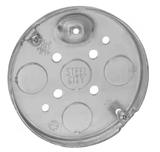 4 in. 6 cu. in. Metal Round Pancake Box (56111-30R)