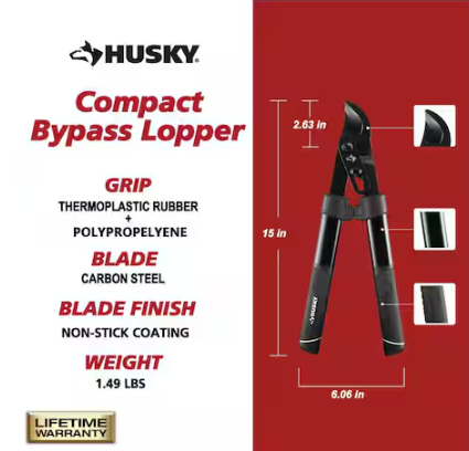 Husky 15 in. Compact Bypass Lopper