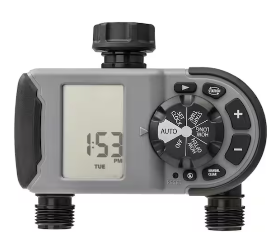 Orbit 2-Outlet Programmable Hose Watering Timer Sprinkler Timer