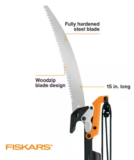 Fiskars 15 in. Steel Pole Pruner Blade for Tree Pruner