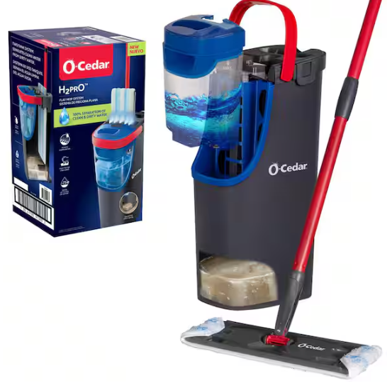 O-Cedar H2prO Microfiber Flat Mop System
