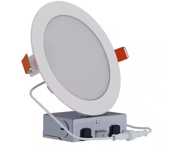HALO 6 in. Selectable CCT for Use in New Construction, Remodel and Retrofit Installation, Integrated LED Downlight
