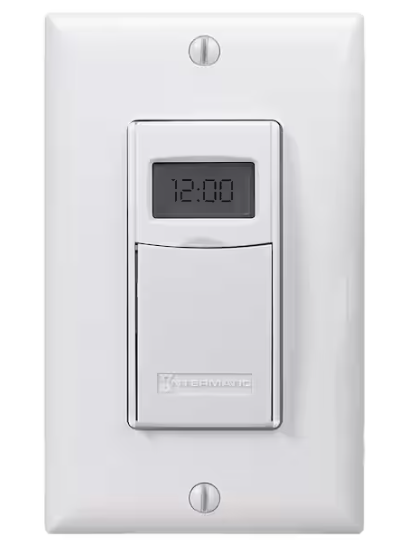 Intermatic 15 Amp 7-Day Indoor In-Wall Astronomic Digital Timer, White