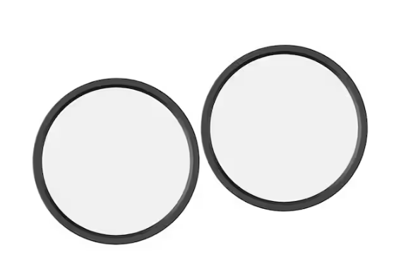 Feit Electric 11 in. 13.5-Watt 1100 Lumen Dimmable White Integrated 5CCT Selectable LED Round Flush Mount Ceiling Panel (2-Pack)