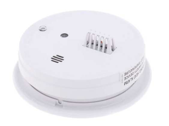 HD135F Heat Alarm (120v) w/ 9v Battery Backup