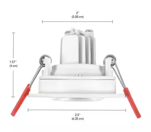 Commercial Electric Specialty Elite 2 in. LED Gimble Canless Recessed Light, Adjustable CCT