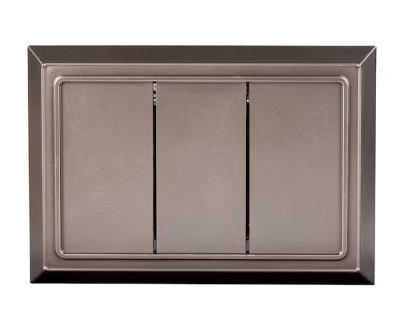 Defiant Wired Doorbell Chime, Brushed Nickel
