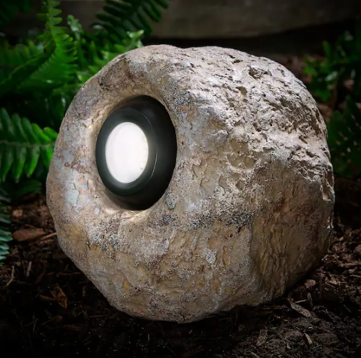 Hampton Bay 327 Lumen Low Voltage Integrated LED Specialty Weather Resistant Outdoor Rock Spot Light