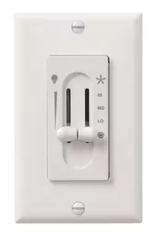 Hunter All-Fan 3-Speed Fan/Light Dual-Slide Ceiling Fan Switch