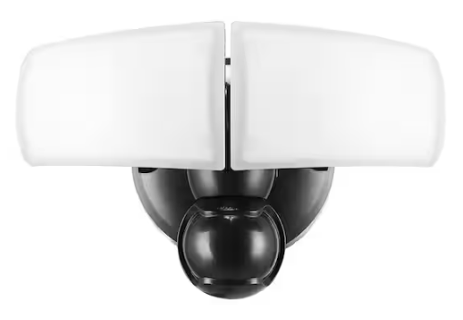 Defiant MaxDetect 240° Black Motion Sensor Wired Outdoor 2-Head LED Security Flood Light 2000 Lumens