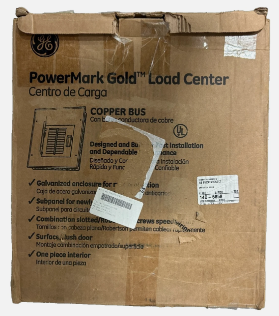 GE TLM1212CCUGK Indoor Surface Mount Main Lug 125A 14-Spaces 24-Circuits