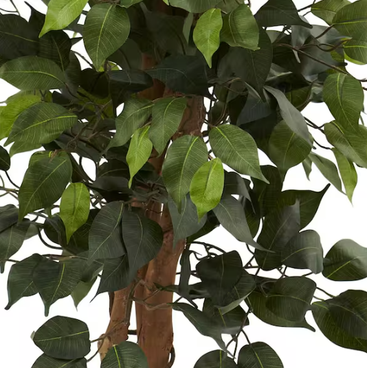 Nearly Natural 44 in. Artificial Ficus Tree with Decorative Planter